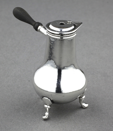 18th Century Dutch Silver Miniature Chocolate Pot - Hendrik Duller